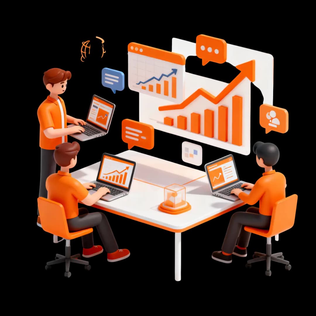 Easy Site Coders web development team working together